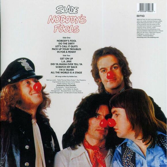 Slade - Nobody's Fools (clear/red splatter vinyl) - Vinyl LP - Picture 2 of 2